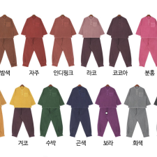 남여공용 생활한복 다송이 긴발세트