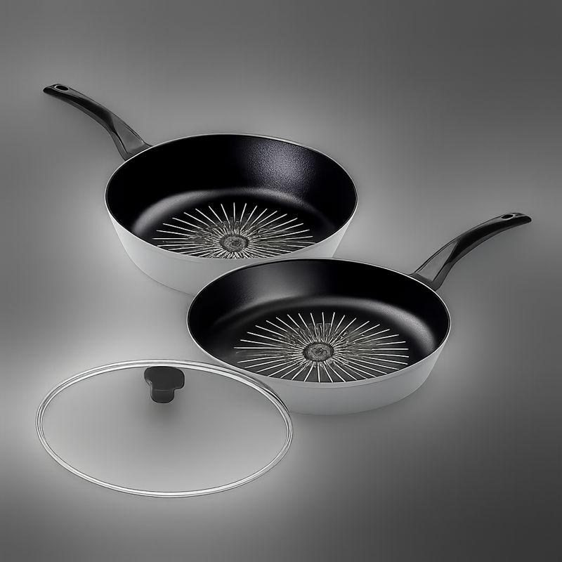 캠핑 국내생산 프라이팬 3종세트 28cm (프라이팬+궁중팬+뚜껑)