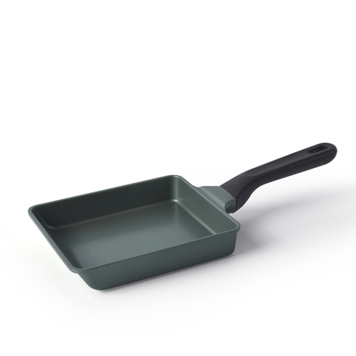 캠핑 글램핑 18cm  미니사각팬(올리브색상)